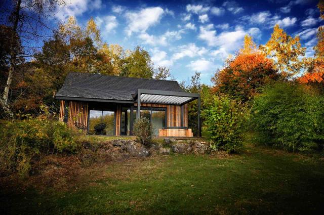 Lodge avec spa privatif