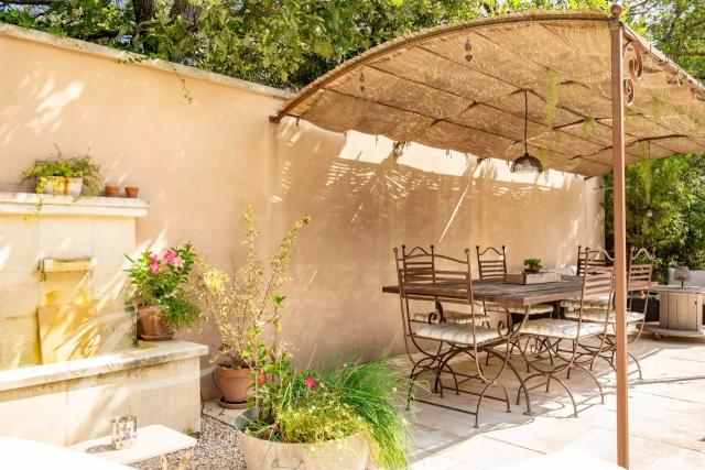Pergola et fontaine break